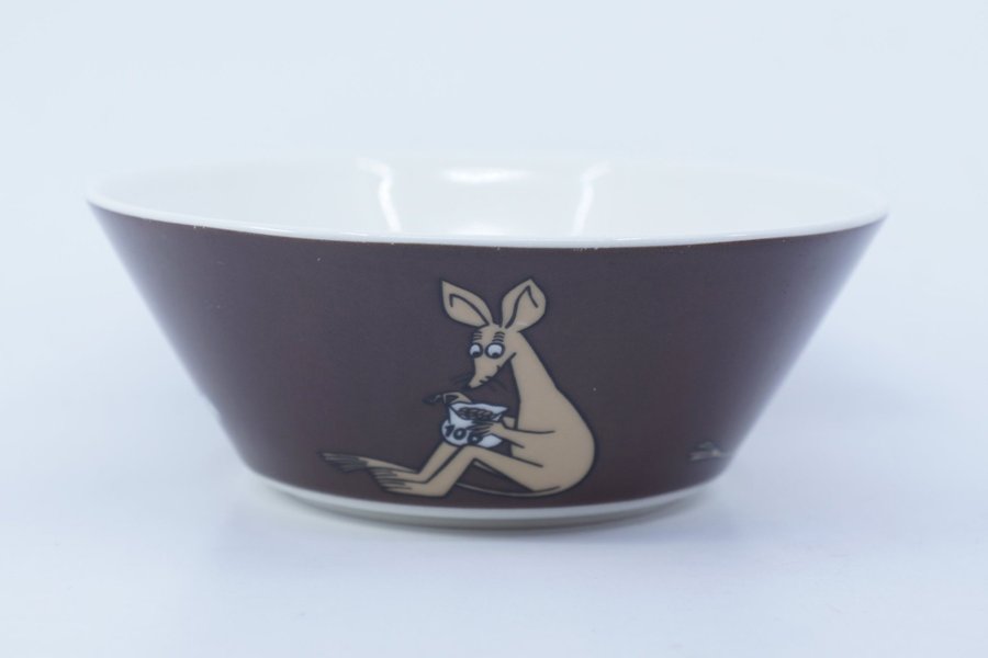 Muminskål Sniff, brun / Moomin Bowl Sniff, brown