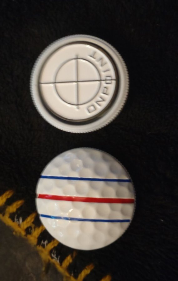 On point golfbolls markör 3rail +coin (callaway märkning)