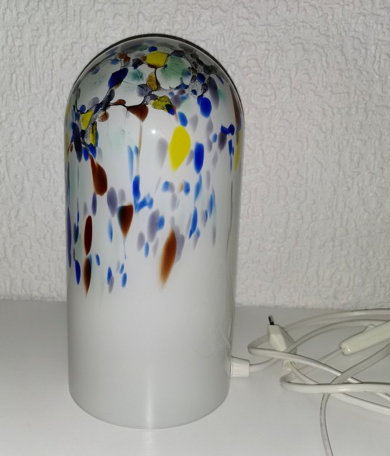 Läcker bordslampa i glas retro Richartz Art Collection Germany 275x13 cm