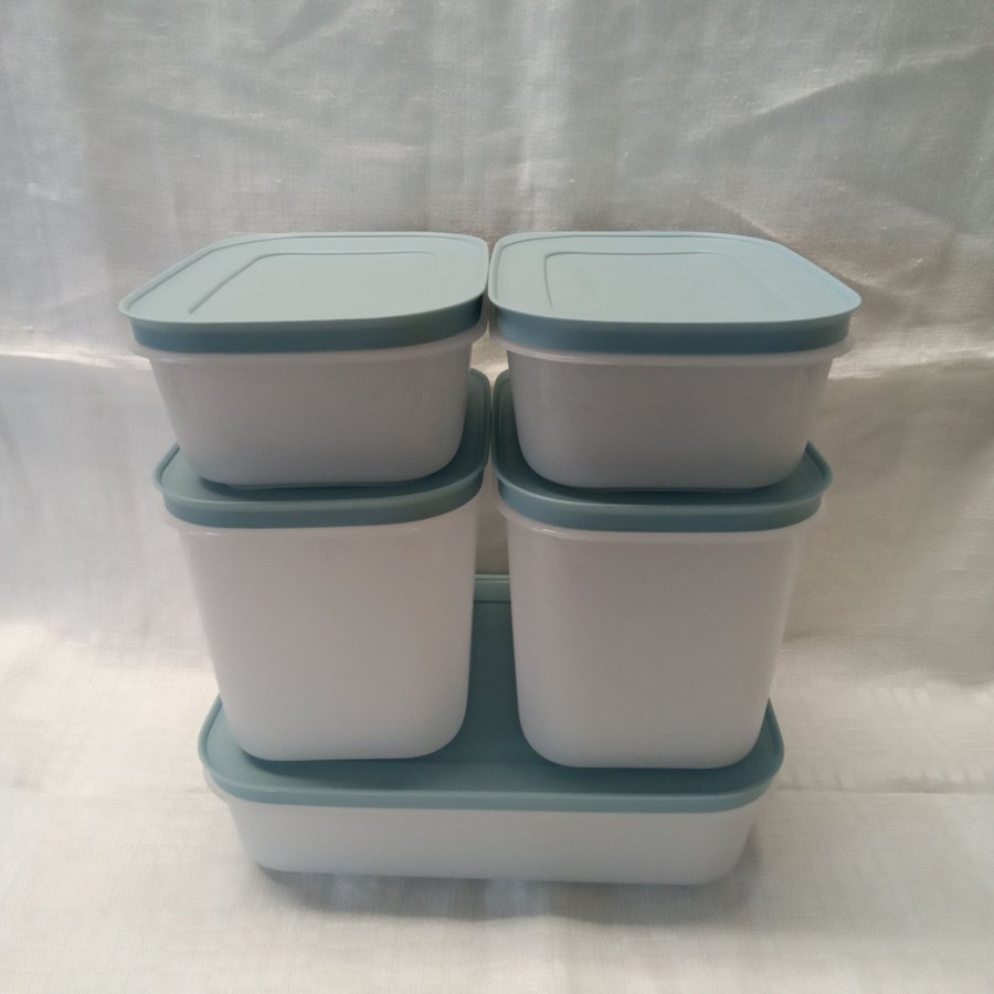 Tupperware Frysburkar 5pack NY!