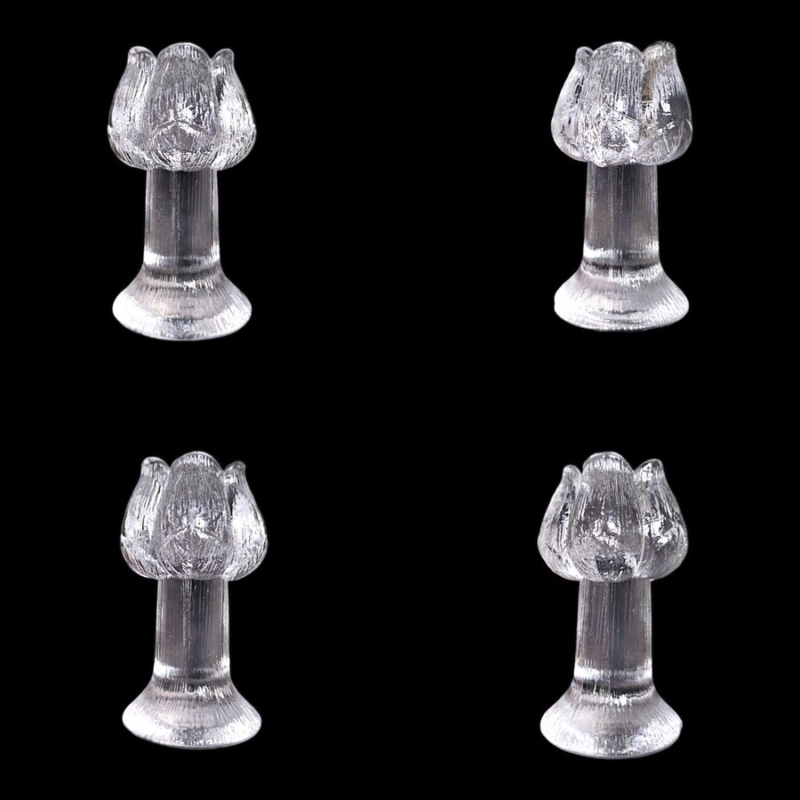 KOSTA BODA Rosebud kristalljustake Votives Sverige. Design Mats Johnsson