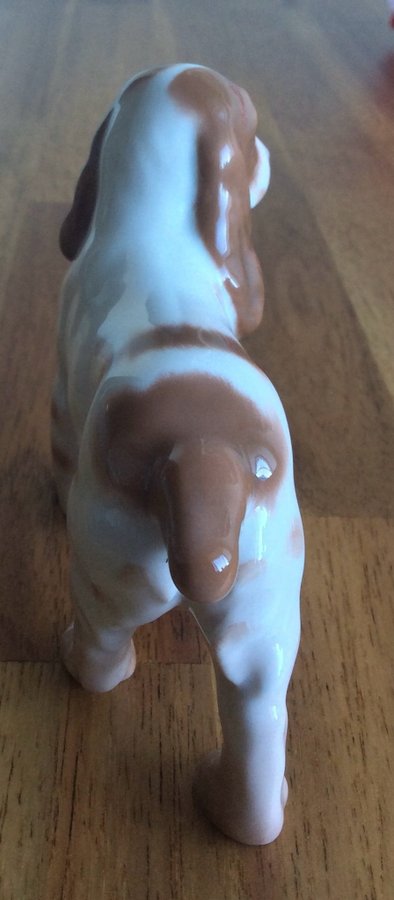 Porcelænsfigur af en Cocker Spaniel