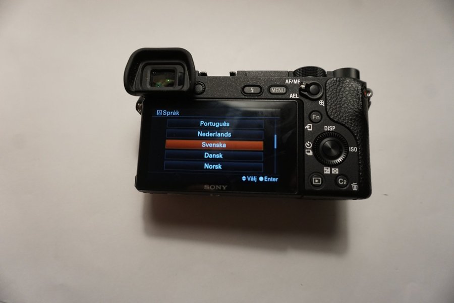 Sony A6300 4K kamerahus i originalkartong