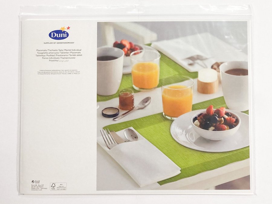 100 sheets Royal Copenhagen BLUE FLUTED Placemats 30*40cm (10 packs*10 sheets)