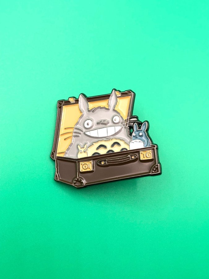 Totoro Enamel Pin from My Neighbor Totoro - Anime  Pop Culture Accessory