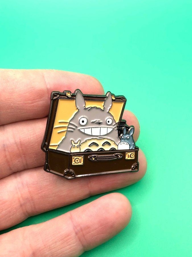 Totoro Enamel Pin from My Neighbor Totoro - Anime  Pop Culture Accessory