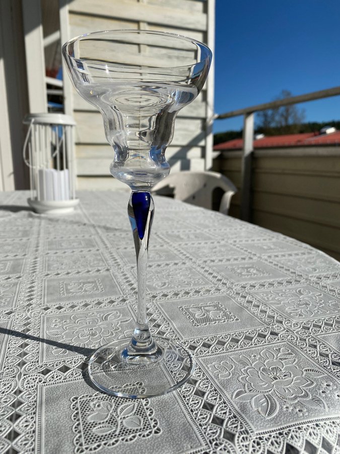 Glas vas eller ljushållare