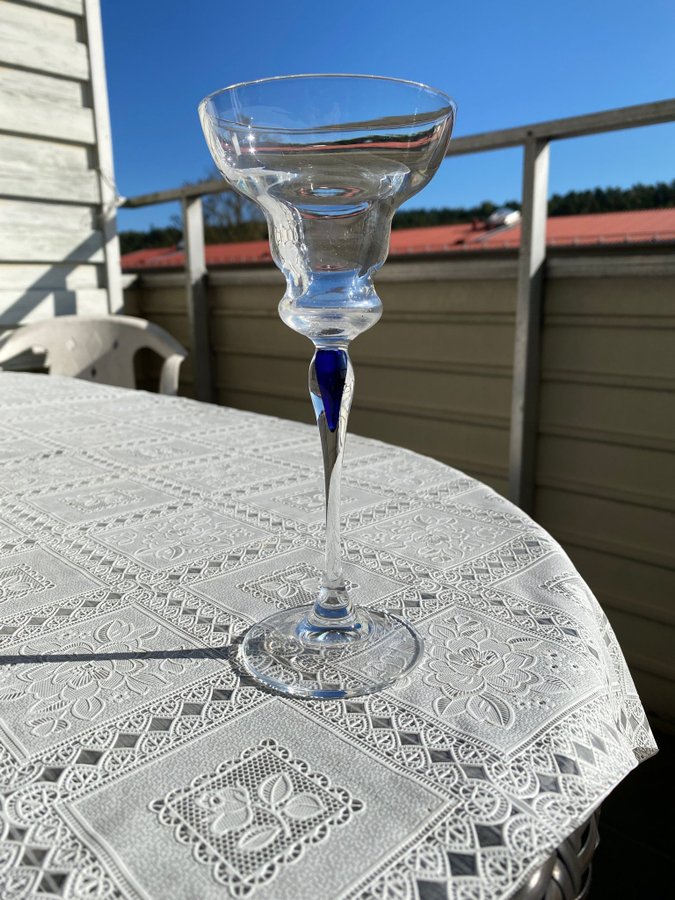 Glas vas eller ljushållare