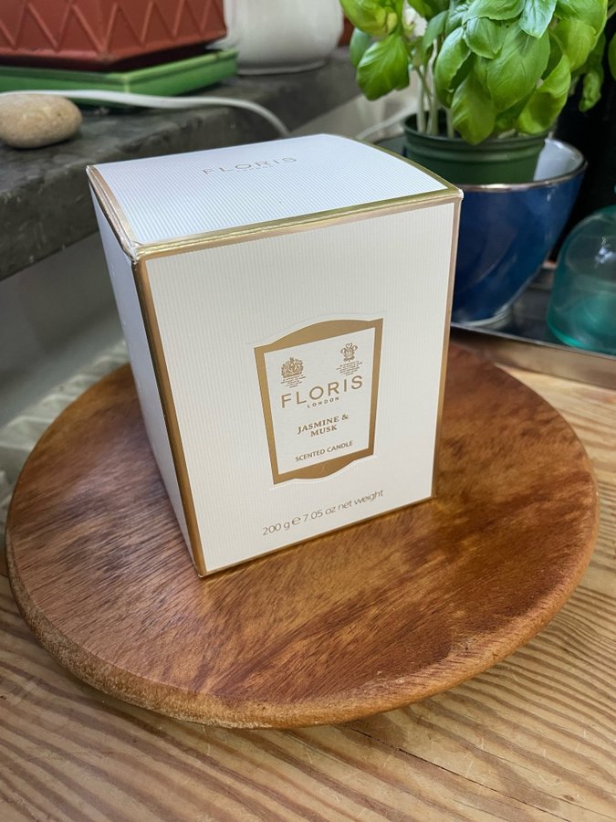 Floris Jasmine  Musk doftljus 200g Discontinued helt ny