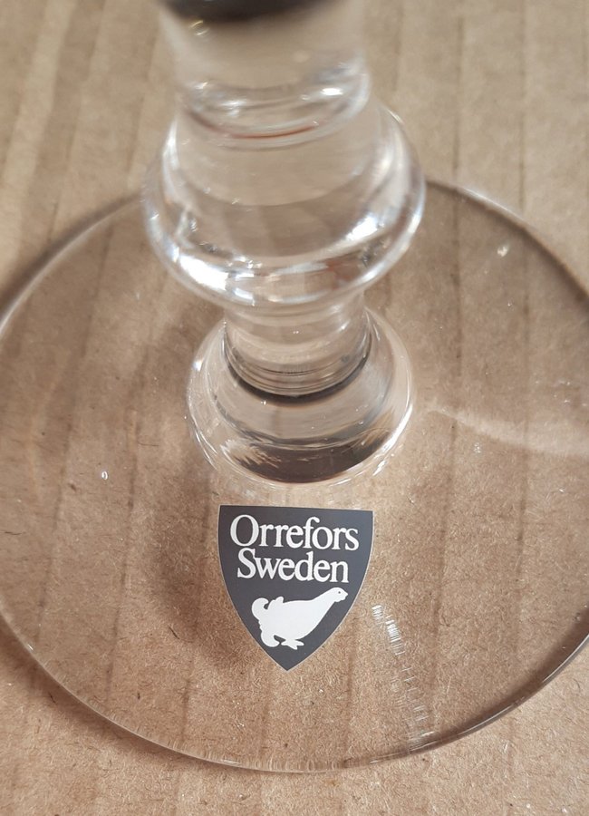 Vackert Vintage glas "Salut" Simon Gate Orrefors