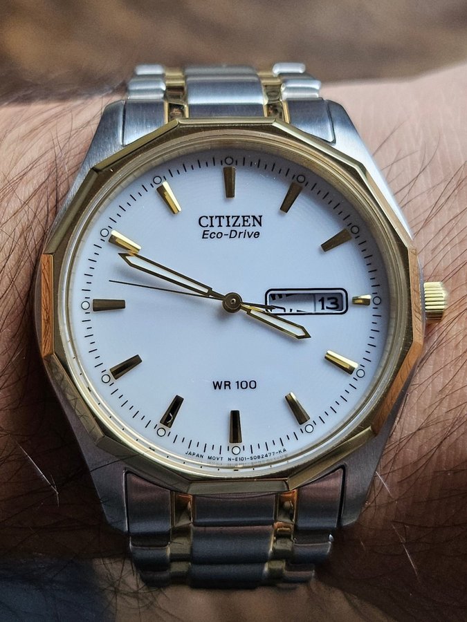 INGEN RESERVEPRIS! Citizen Mens two-tone eco drive BM8434-58A - Ny og Ubrugt