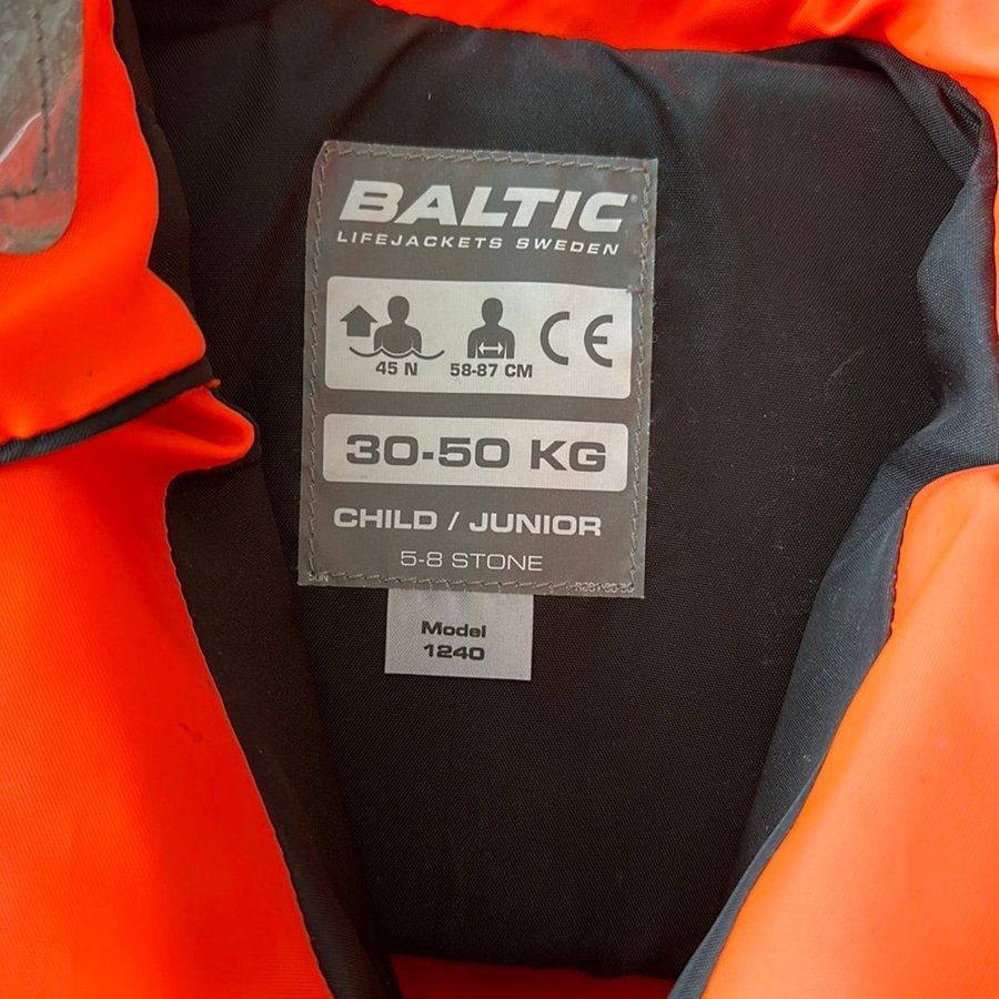 Baltic Nautic XPRN Flytväst Barn 30-50 kg