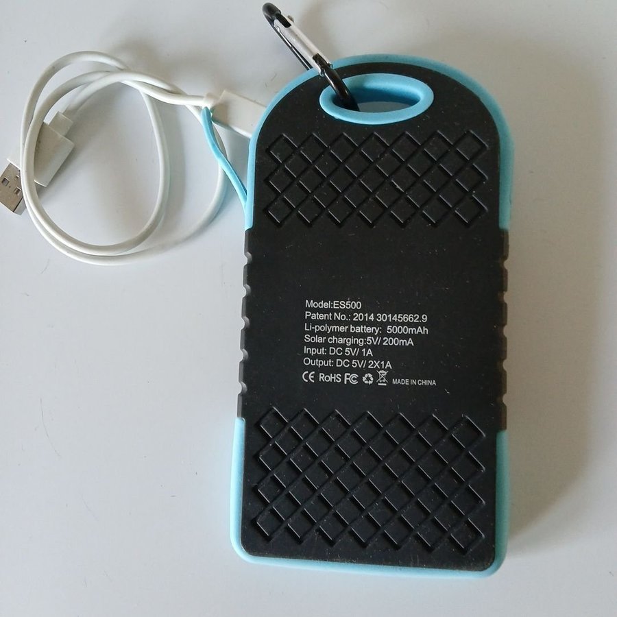 Solcellsladdare ES500 5000mAh