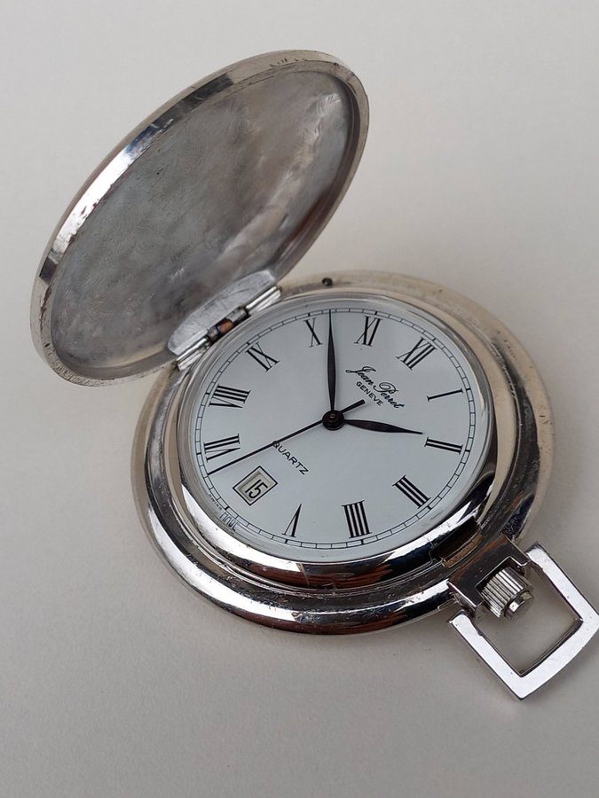 Jean Perret Geneve Pocket Watch Quartz