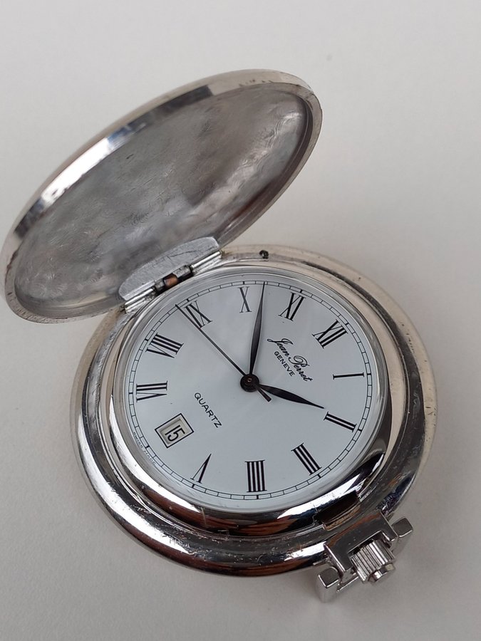 Jean Perret Geneve Pocket Watch Quartz