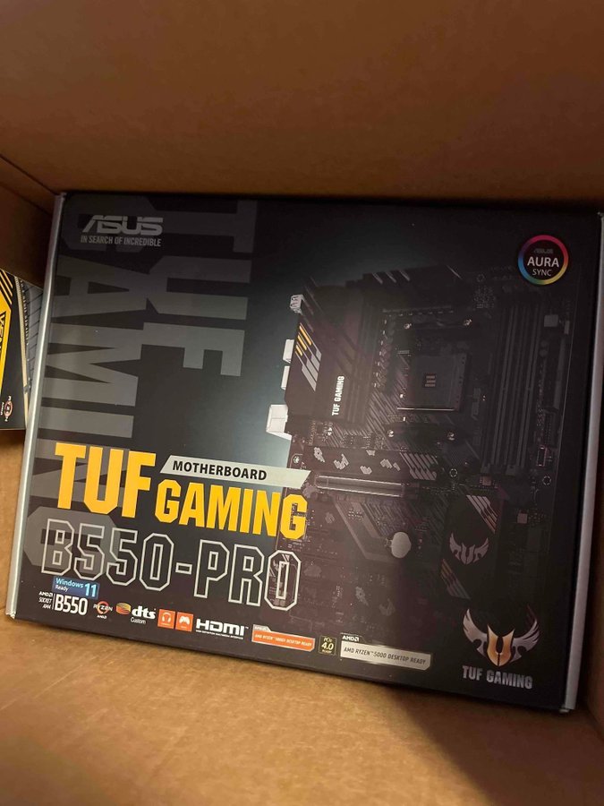 ASUS TUF GAMING B550-PRO Moderkort