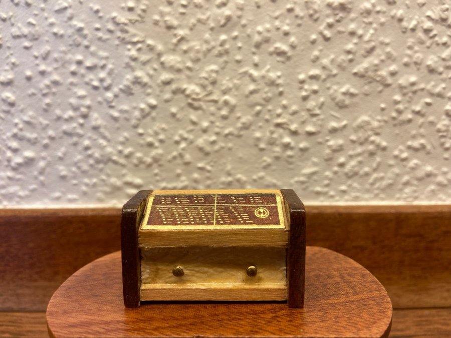 Lundby Radio Retro Dockskåp