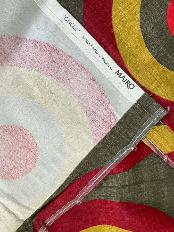 Mairo design tyg textil gardiner .