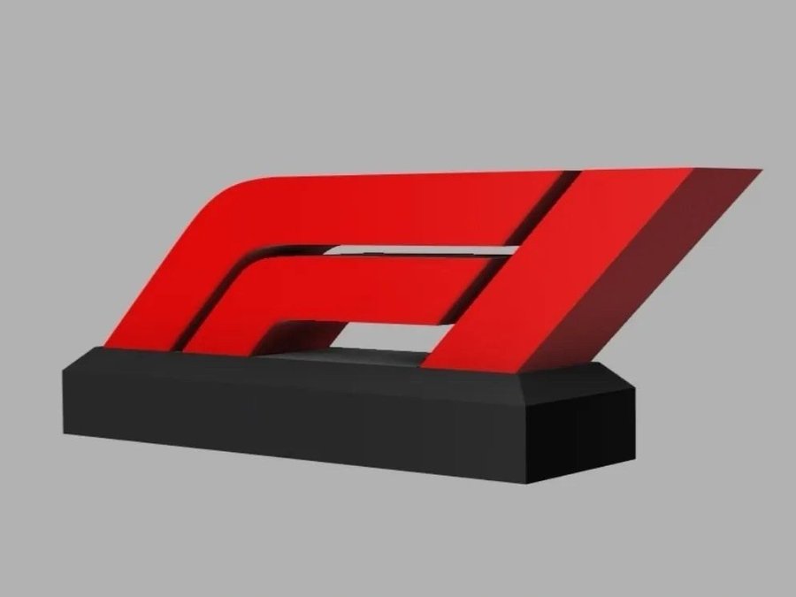 F1-logga i 3D