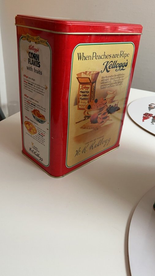 Plåtburk cornflakes