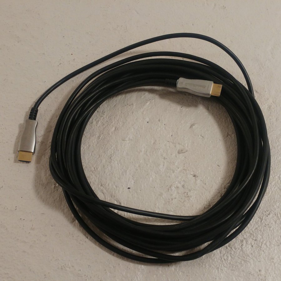 Aktiv fiberoptisk HDMI-kabel 10 m, Direktronik, begagnad