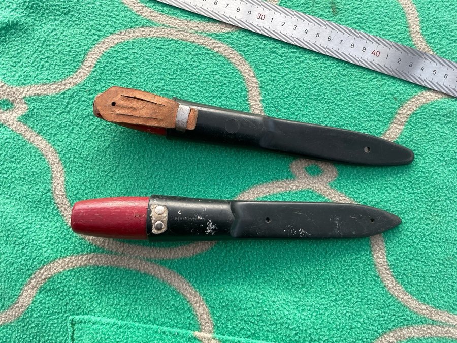 Morakniv KJ carbon och Frosts laminated classic No.3 2st