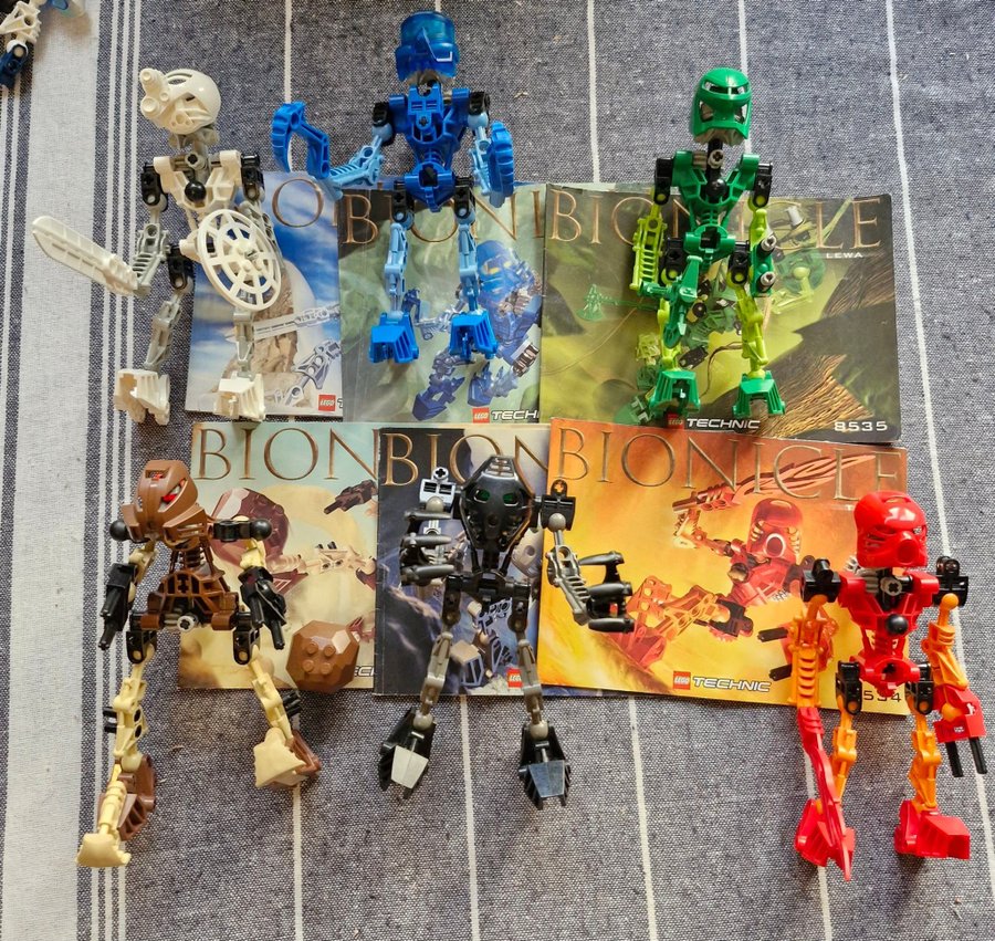 LEGO Bionicle Set of 6 Toa Mata