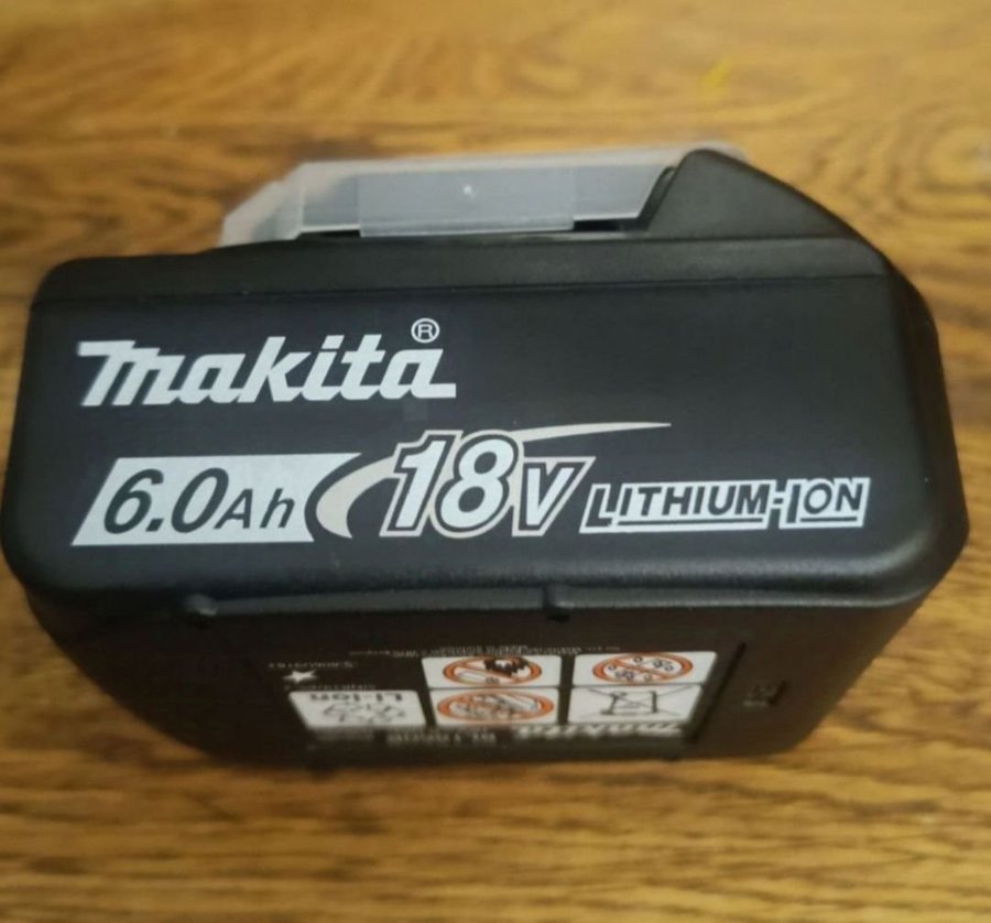 Ny Makita 18V 6.0Ah batteri