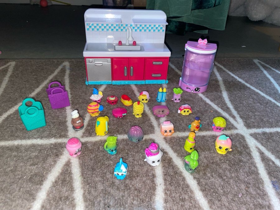 Shopkins kök med 25 figurer