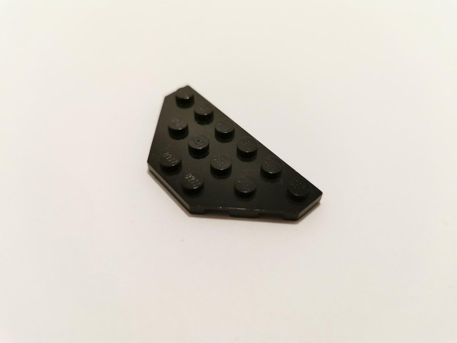 Lego - vinge - Wedge - 6x3 - part 2419 - svart