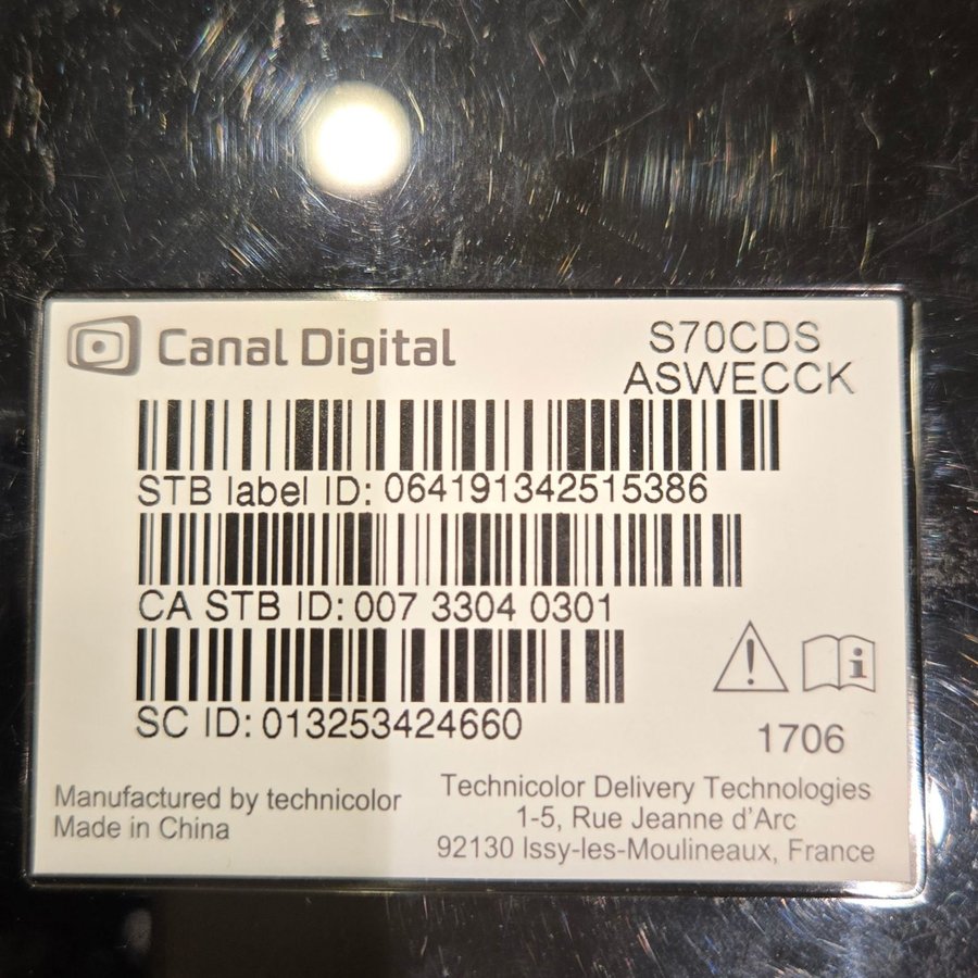 OnePlace Allente. Canal Digital Tv box