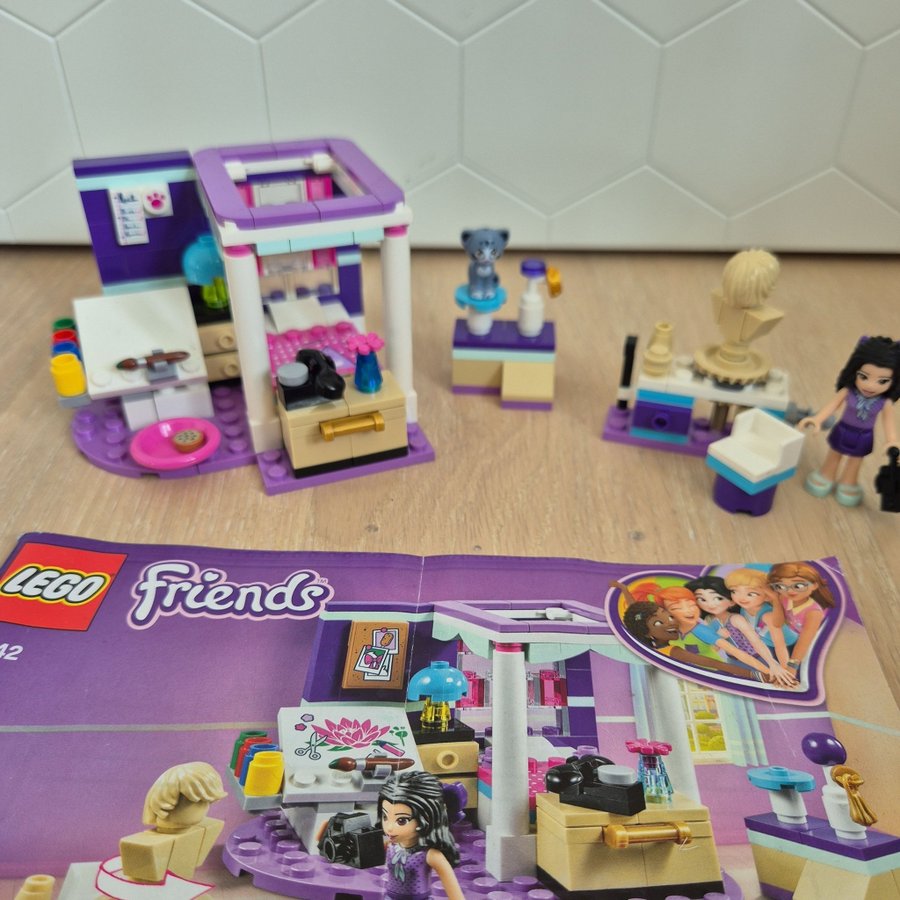 LEGO Friends 41342 - Emmas lyxiga sovrum