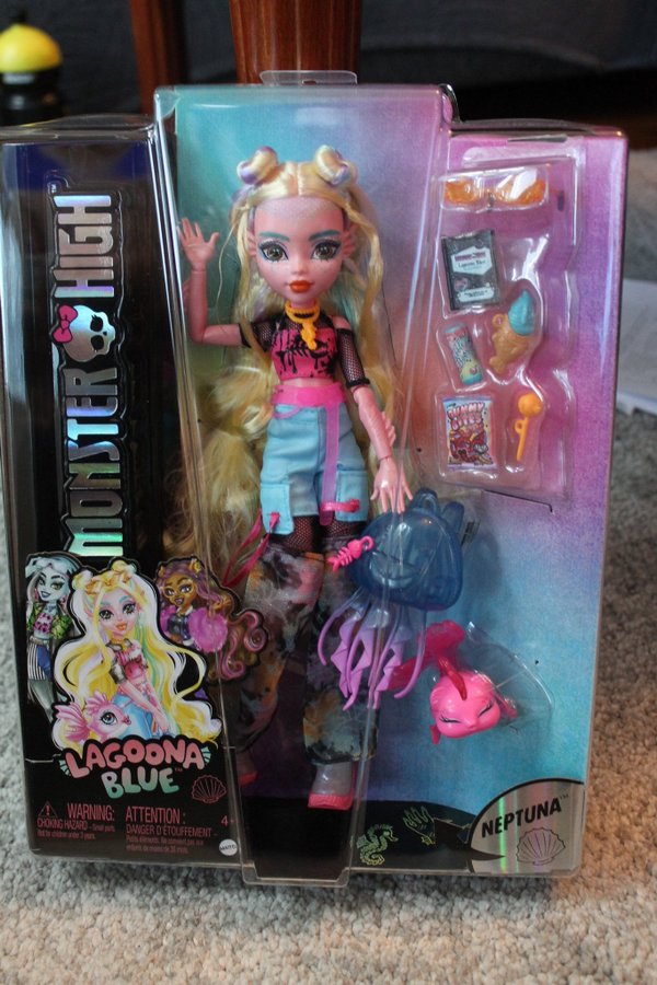 Monster High Lagoona Blue docka