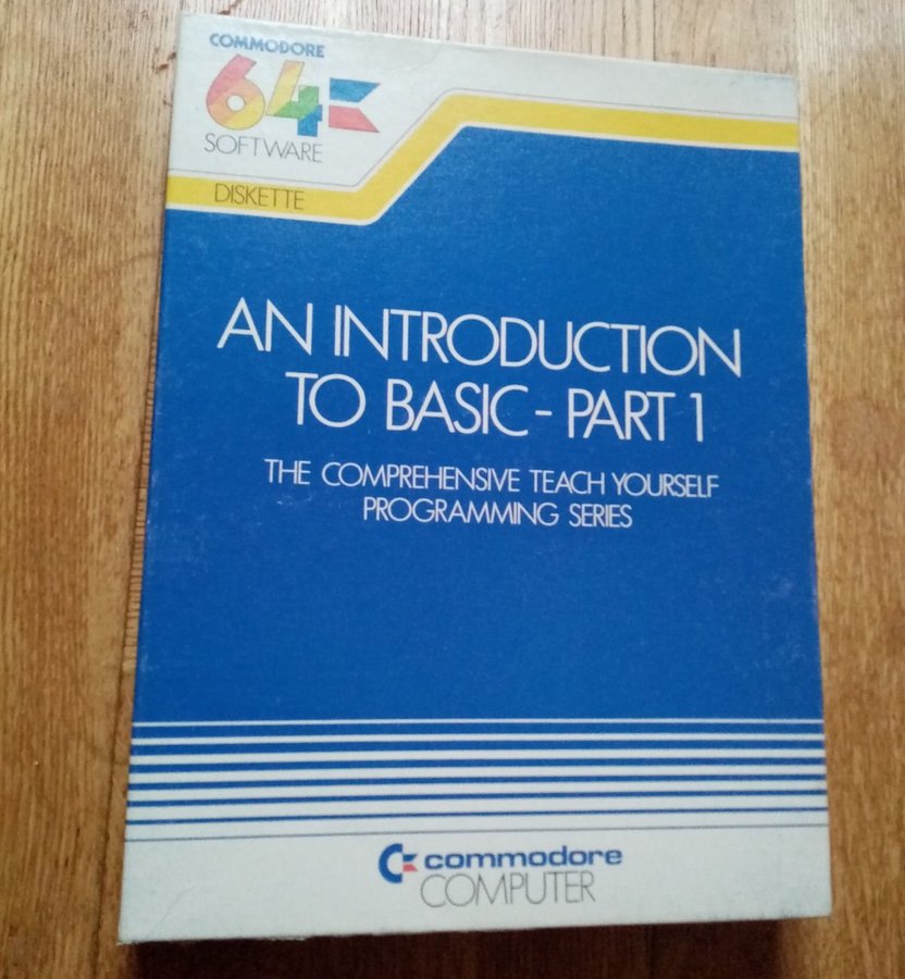 An Introduction to Basic-Part 1 (CBM) DISK - Commodore 64 / C64