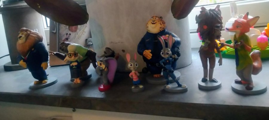 Zootroopolis figuriner 10st.