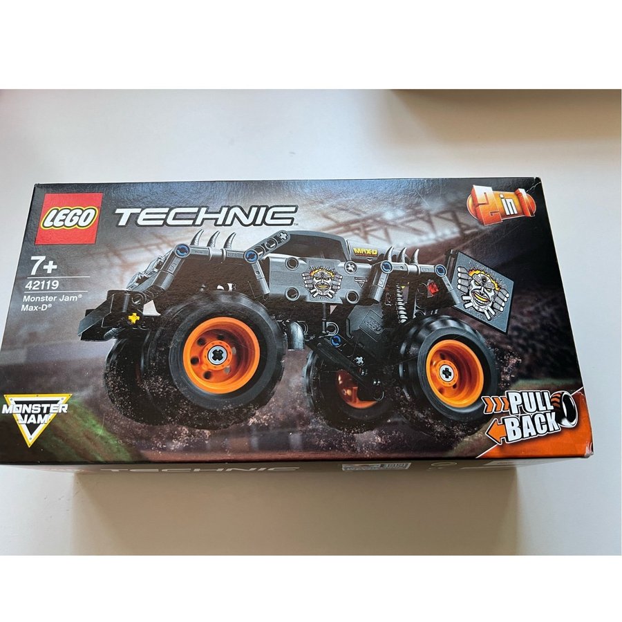 LEGO Technic 42119 Monster Jam® Max-D® byggsats bil ny oöppnad