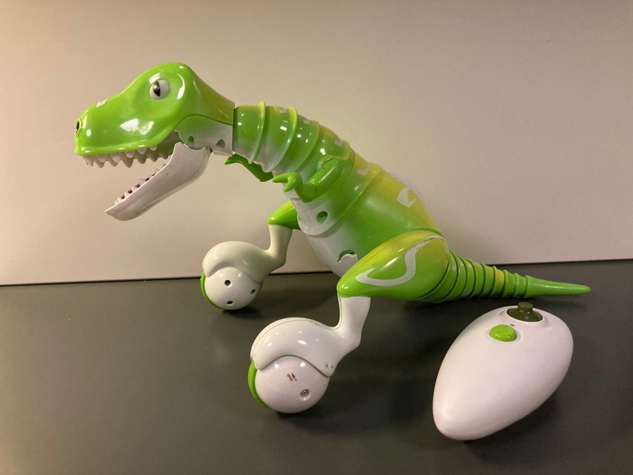 Radiostyrd Dinosaurie - Zoomer Dino. Robot med fjärrkontroll, ljud  ljus