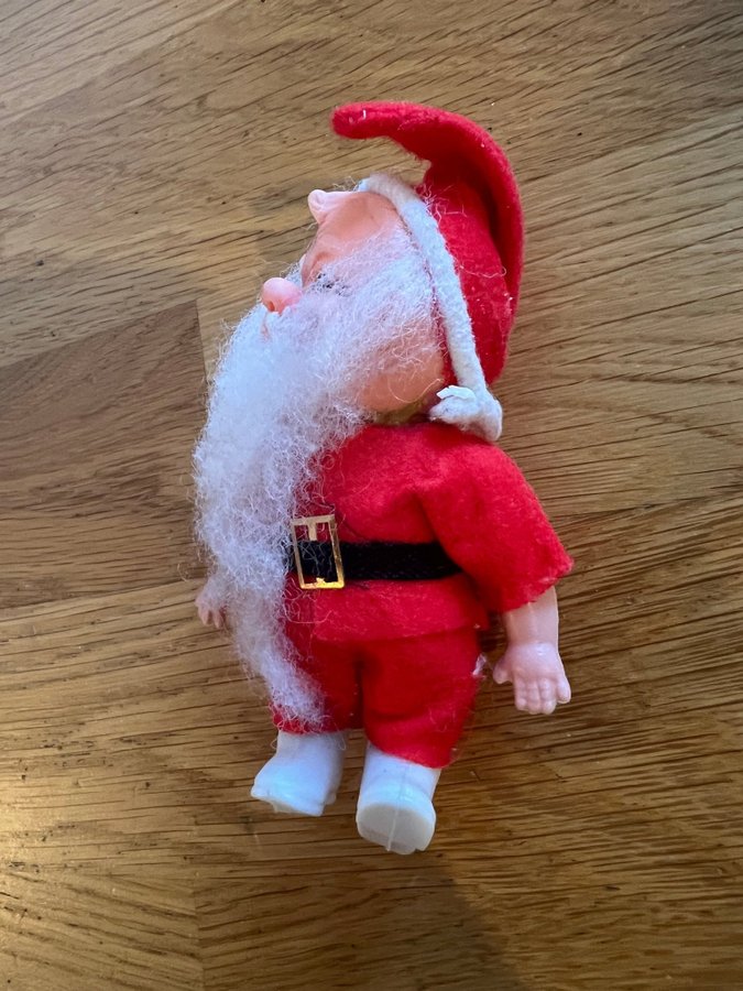 Äldre söt liten Tomte Jultomte Figur 10 cm figurin