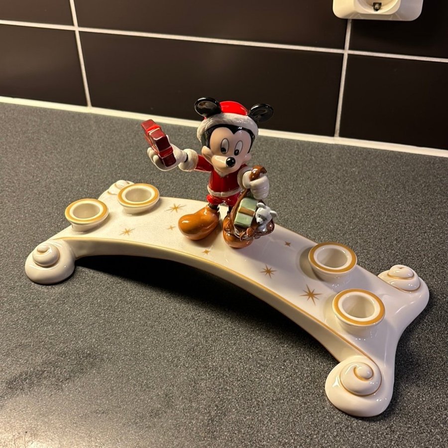 Jul-Ljusstake med Mickey Mouse