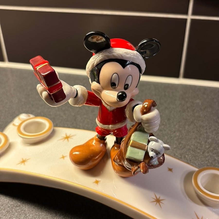 Jul-Ljusstake med Mickey Mouse