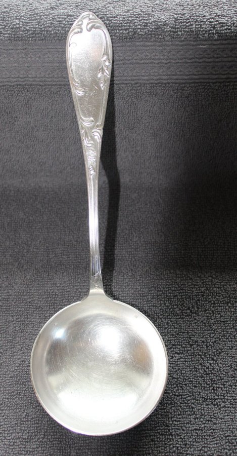 ANTIQUE FRENCH SILVER PLATED SOPPSLEV / SLEV from SFAM