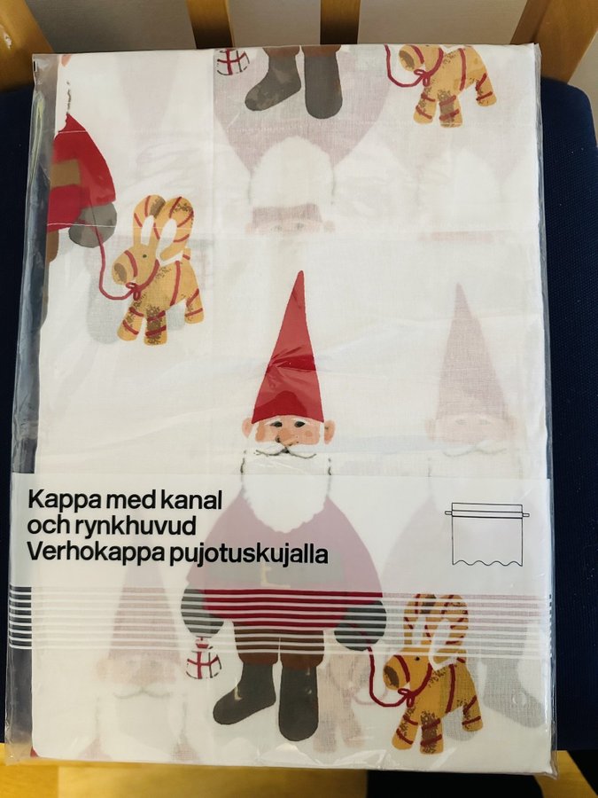 Jul Gardinkappa HEMTEX NYA med kanal och rynk huvud