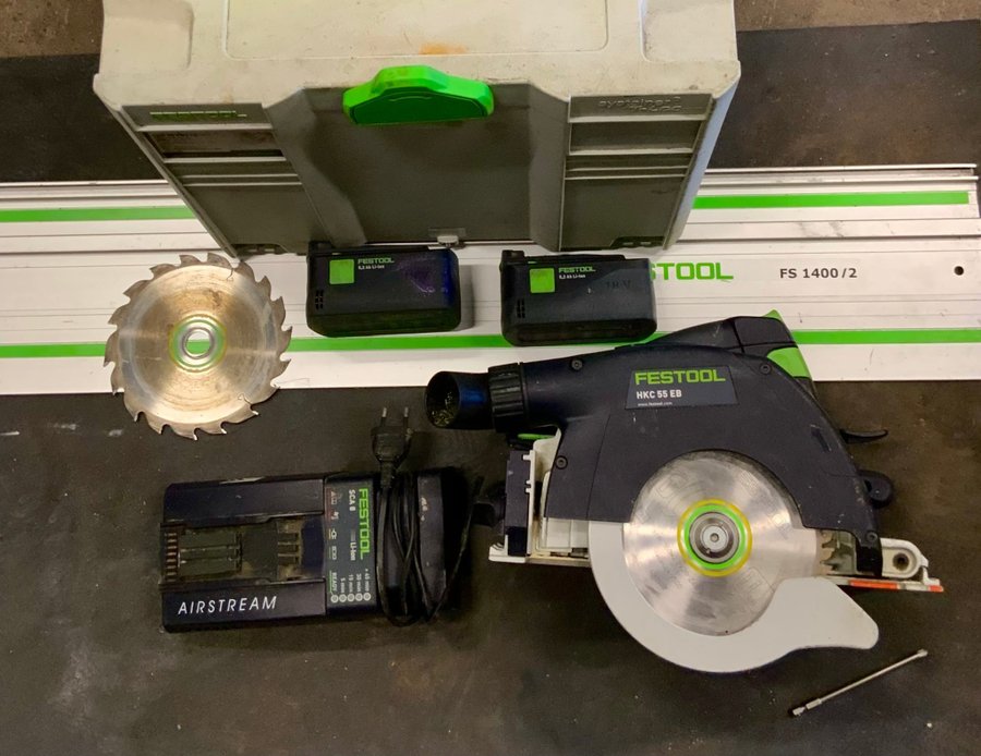 Festool HKC 55 EB cirkelsåg med tillbehör