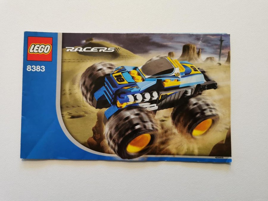 Lego - beskrivning - manual - racers - 8383