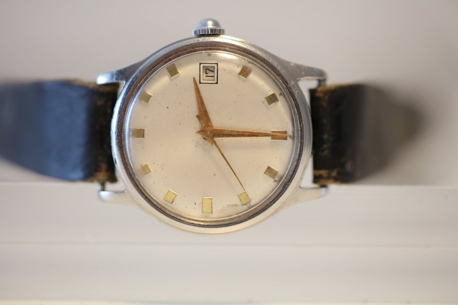 Doxa Automatic 25 Jewels - Herrur i stål -Reparationsobjekt ca 1965