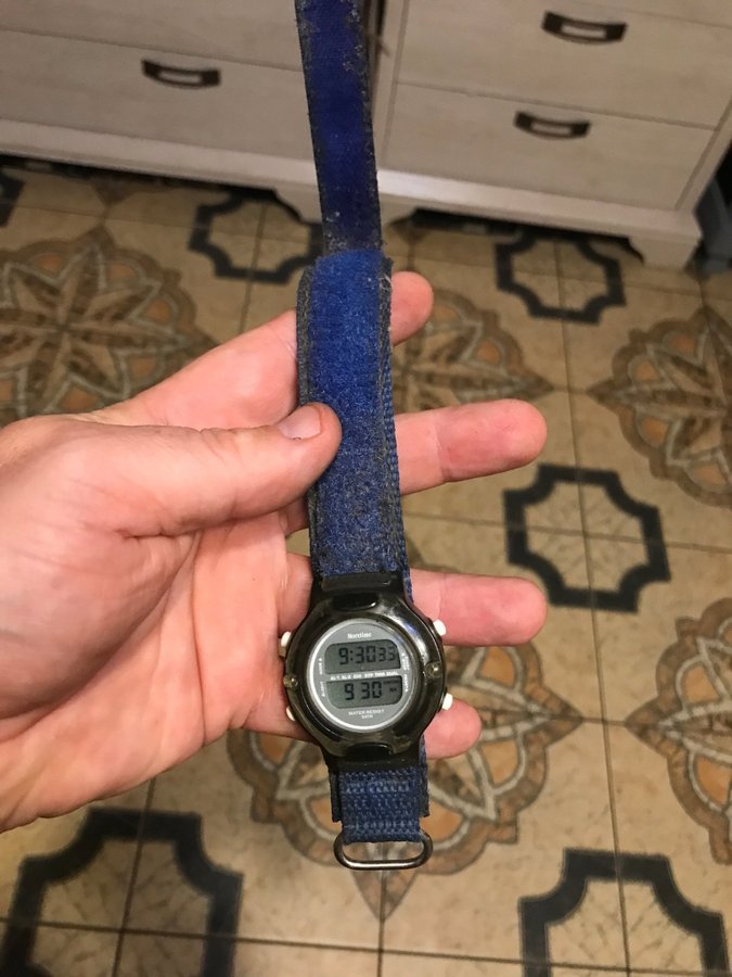 vintage Moretime digital watch