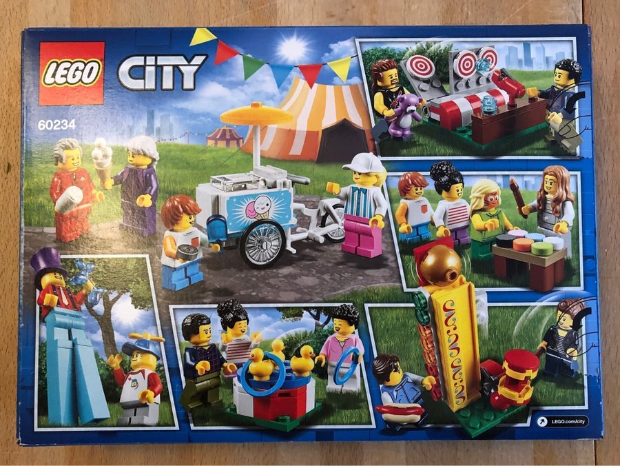 LEGO CITY - People Pack - Fun Fair - Tivoli - 60234 - Oöppnad