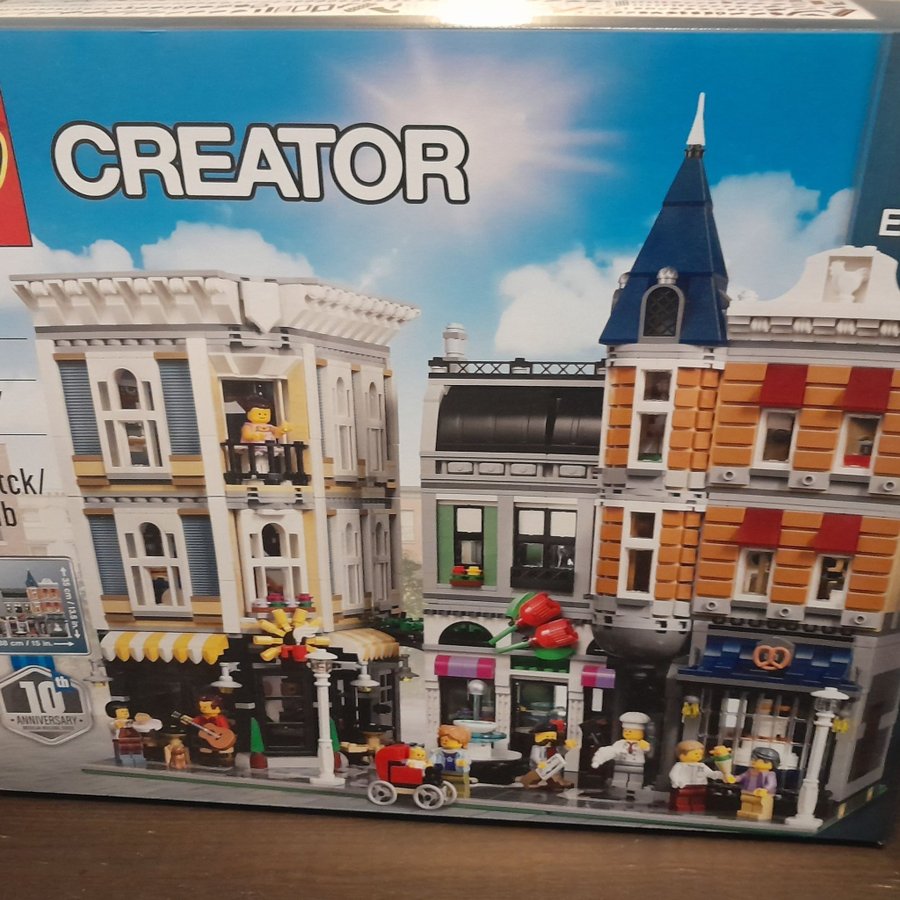 Lego creator 10255 assembly square modulhus ny oöppnad 2017