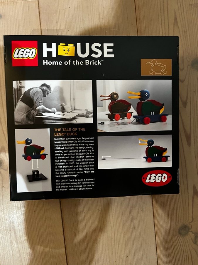 LEGO 40501 The Wooden Duck - Limited Edition with signatur