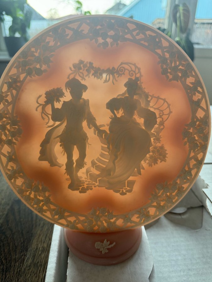 Nya Collector Plate ”Petruchio and Katharina”Shakespearean Lovers Bradex 1989